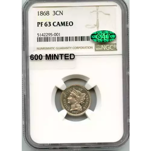 Nickel Three Cent Pieces 1865-1889 (3)