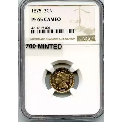 Nickel Three Cent Pieces 1865-1889 (3)