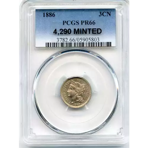 Nickel Three Cent Pieces 1865-1889 (3)