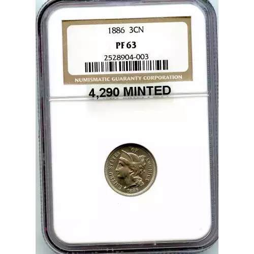 Nickel Three Cent Pieces 1865-1889 (3)