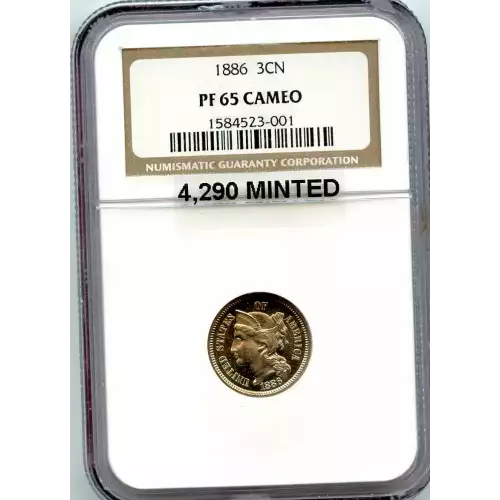 Nickel Three Cent Pieces 1865-1889 (3)