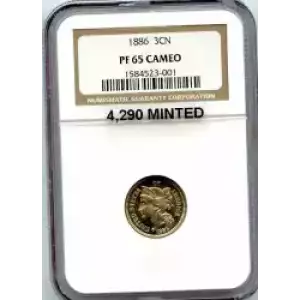 Nickel Three Cent Pieces 1865-1889 (3)