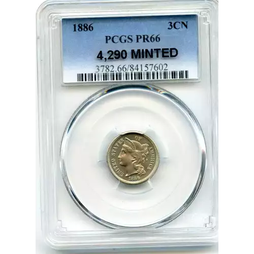 Nickel Three Cent Pieces 1865-1889 (3)