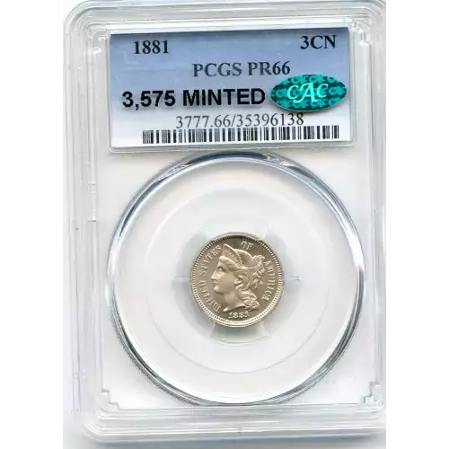 Nickel Three Cent Pieces 1865-1889 (3)