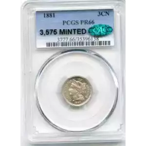 Nickel Three Cent Pieces 1865-1889 (3)