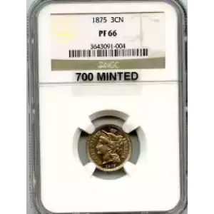 Nickel Three Cent Pieces 1865-1889 (3)