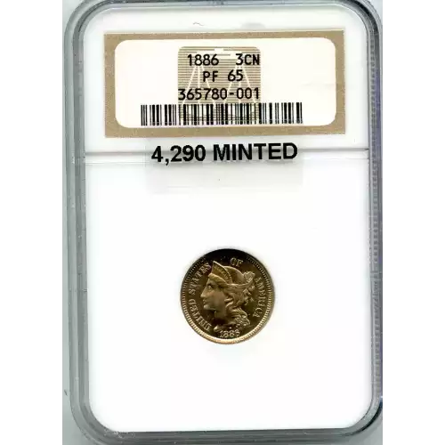 Nickel Three Cent Pieces 1865-1889 (3)