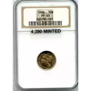 Nickel Three Cent Pieces 1865-1889 (3)