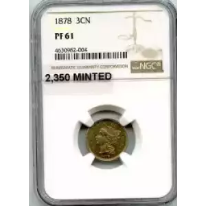 Nickel Three Cent Pieces 1865-1889 (3)