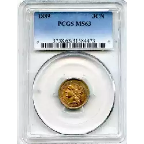 Nickel Three Cent Pieces 1865-1889 (3)