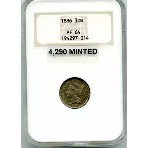 Nickel Three Cent Pieces 1865-1889 (3)