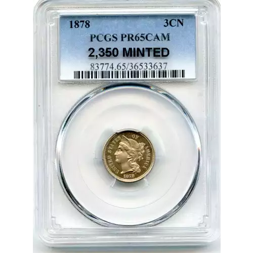 Nickel Three Cent Pieces 1865-1889 (3)