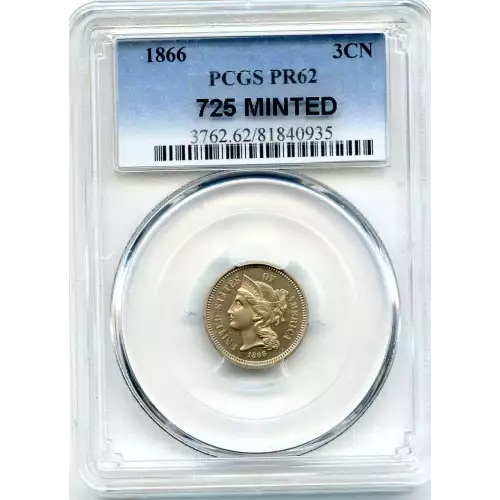 Nickel Three Cent Pieces 1865-1889 (3)