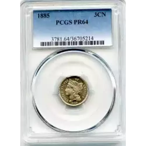 Nickel Three Cent Pieces 1865-1889 (3)