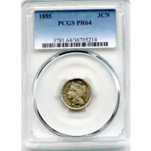 Nickel Three Cent Pieces 1865-1889 (3)