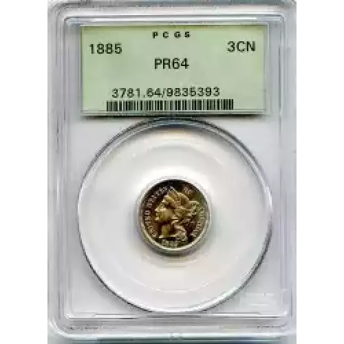 Nickel Three Cent Pieces 1865-1889 (3)