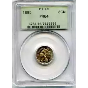 Nickel Three Cent Pieces 1865-1889 (3)