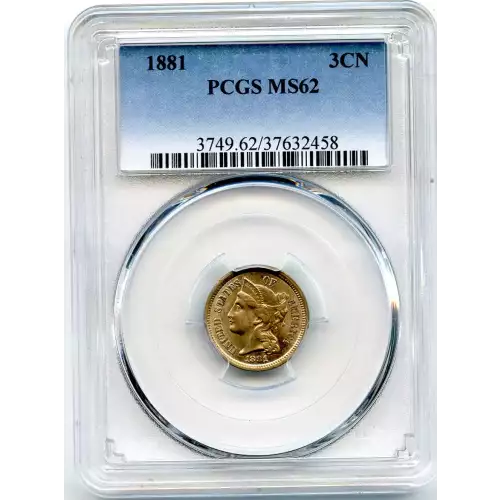 Nickel Three Cent Pieces 1865-1889 (3)