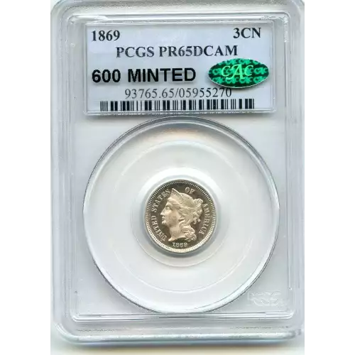 Nickel Three Cent Pieces 1865-1889 (3)