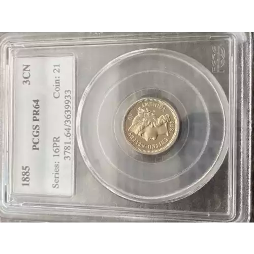 Nickel Three Cent Pieces 1865-1889 (3)