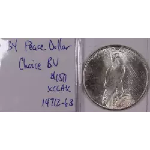 Peace Silver Dollar