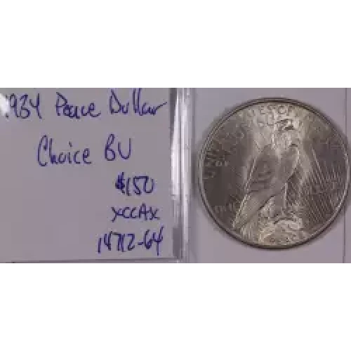Peace Silver Dollar