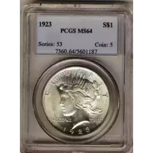 Peace Silver Dollar (3)