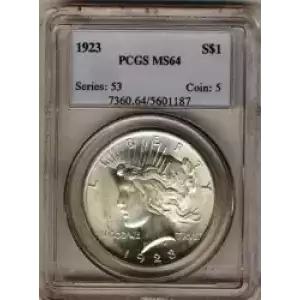 Peace Silver Dollar (3)