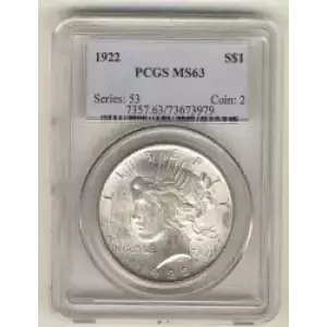 Peace Silver Dollar (3)