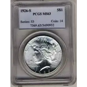 Peace Silver Dollar (3)