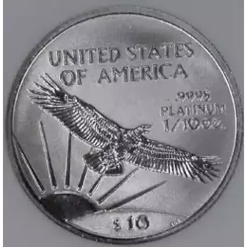 Platinum Bullion-Platinum Eagles--$10 Platinum Eagle 1/10 oz -Platinum- 10 Dollar (3)