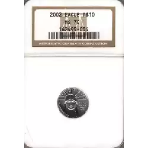 Platinum Bullion-Platinum Eagles--$10 Platinum Eagle 1/10 oz -Platinum- 10 Dollar (3)
