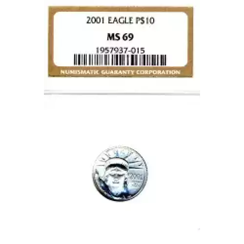Platinum Bullion-Platinum Eagles--$10 Platinum Eagle 1/10 oz -Platinum- 10 Dollar (3)