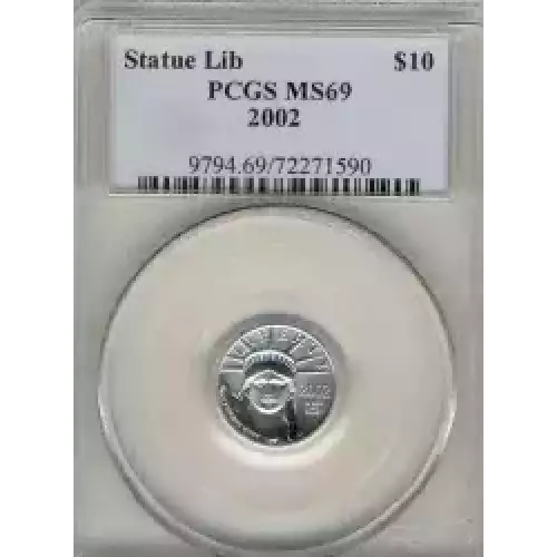 Platinum Bullion-Platinum Eagles--$10 Platinum Eagle 1/10 oz -Platinum- 10 Dollar (3)