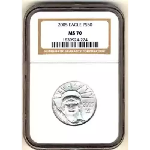 Platinum Bullion-Platinum Eagles--$50 Platinum Eagle 1/2 oz -Platinum- 50 Dollar (3)