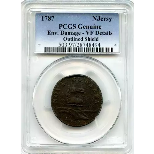 Post Colonial Issues -New Jersey-Coppers (3)