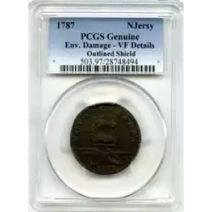 Post Colonial Issues -New Jersey-Coppers (3)