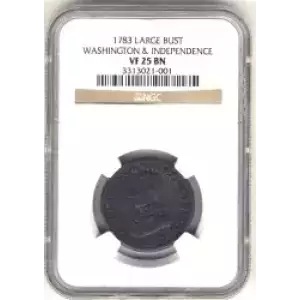 Post Colonial Issues -Washington Portrait Pieces-Copper Cent (3)