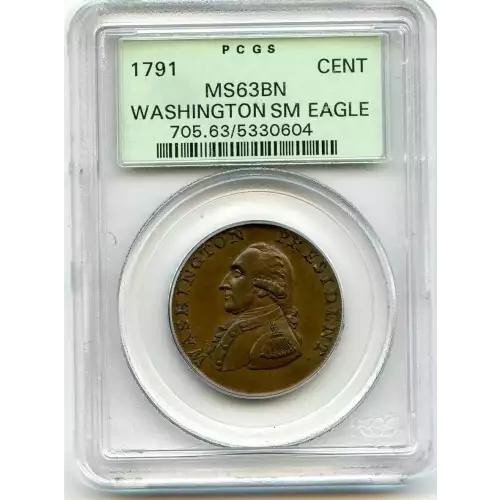Post Colonial Issues -Washington Portrait Pieces-Copper Cent (3)