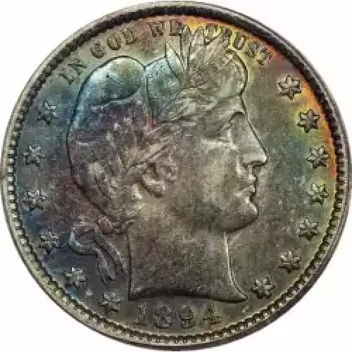 Quarter Dollars---Barber or Liberty Head (3)