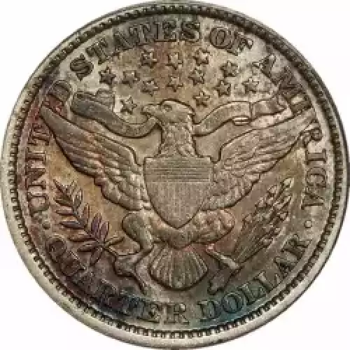 Quarter Dollars---Barber or Liberty Head (3)