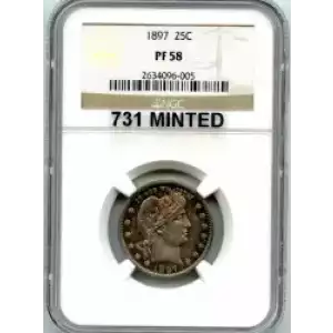 Quarter Dollars---Barber or Liberty Head (3)