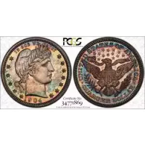 Quarter Dollars---Barber or Liberty Head (3)