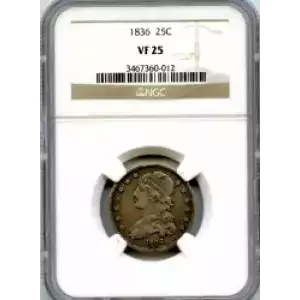 Quarter Dollars---Capped Bust (3)