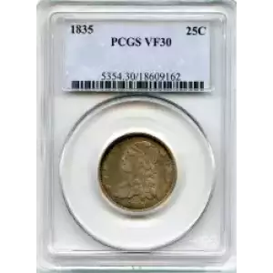 Quarter Dollars---Capped Bust (3)