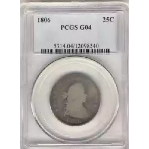 Quarter Dollars---Draped Bust (3)