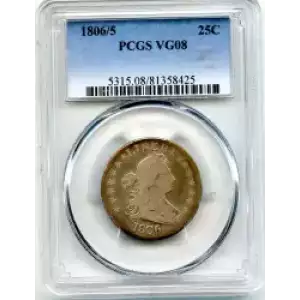 Quarter Dollars---Draped Bust (3)