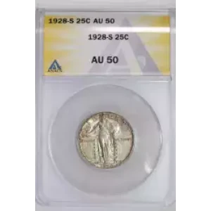 Quarter Dollars---Standing Liberty