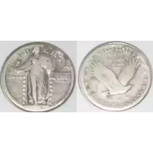 Quarter Dollars---Standing Liberty (3)
