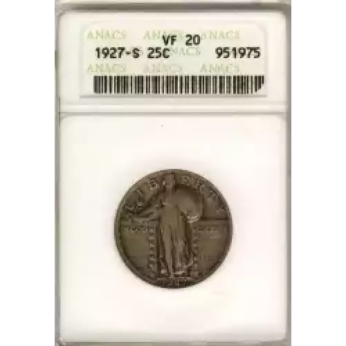 Quarter Dollars---Standing Liberty (3)